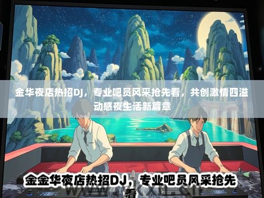 金华夜店热招DJ，专业吧员风采抢先看，共创激情四溢动感夜生活新篇章